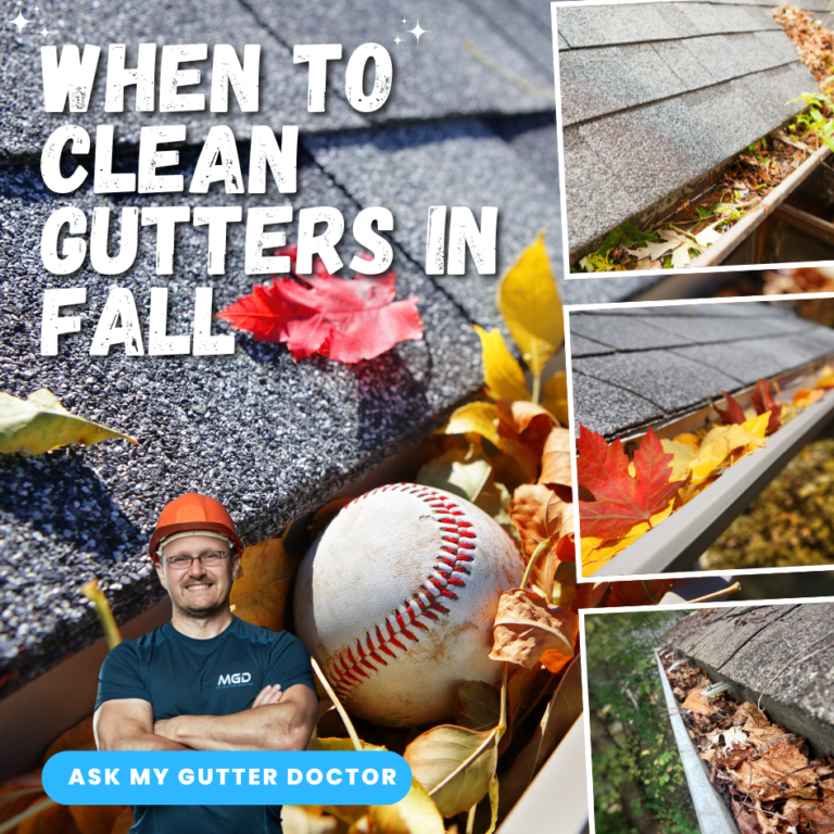 When To Clean Gutters In Fall - Ask My Gutter Doctor Blog