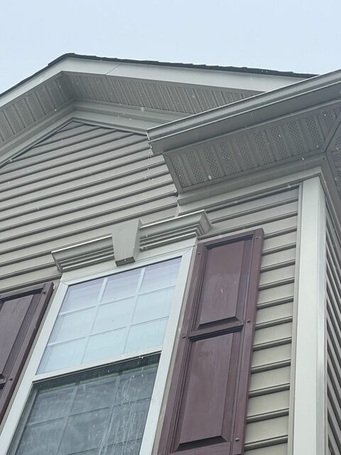 gutters dripping water
