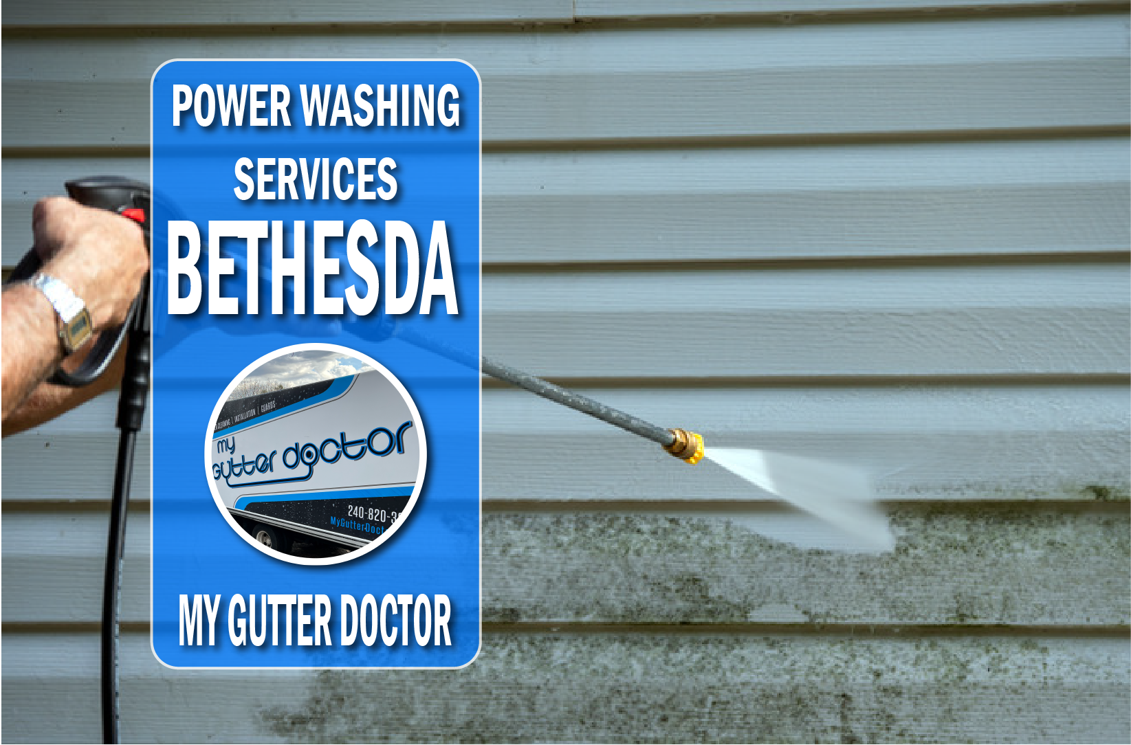 Pressure Washing in Bethesda, MD Home Exterior Cleaning