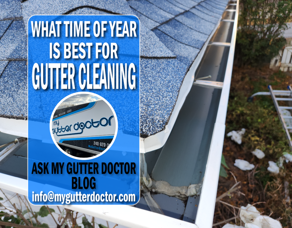 what time of year is best for gutter cleaning