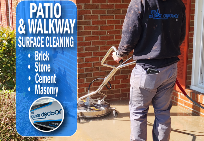 patio and walkway surface cleaning