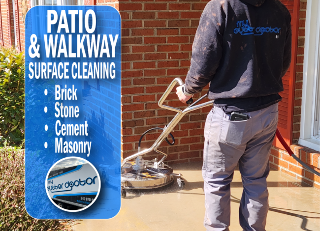 patio and walkway surface cleaning