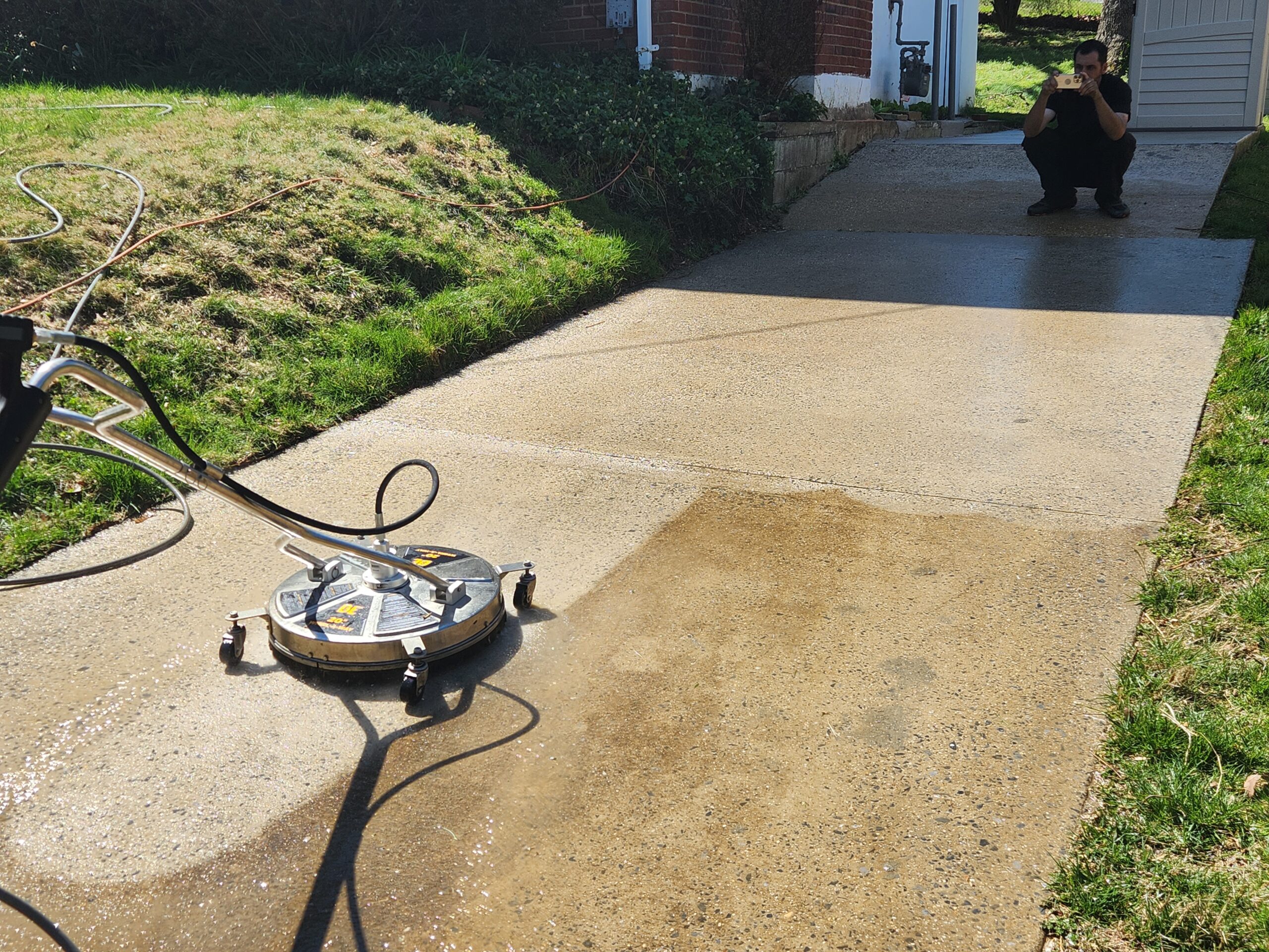 driveway surface cleaning
