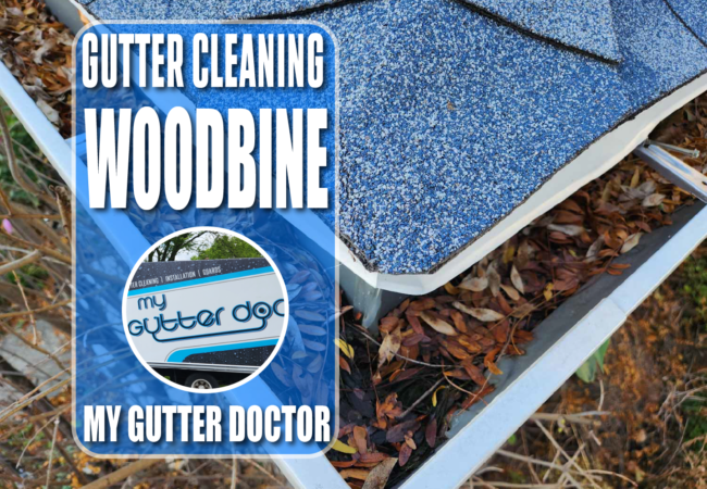 gutter cleaning service in woodbine maryland with my gutter doctor