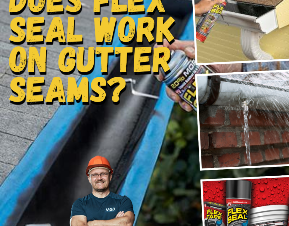 does flex seal work for gutter seams