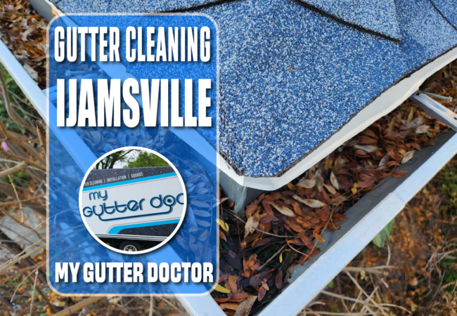 gutter cleaning in ijamsville maryland with my gutter doctor