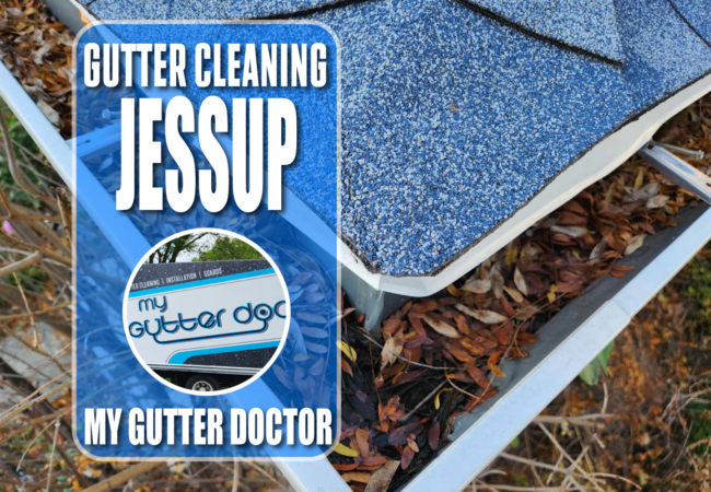 gutter cleaning in jessup maryland with my gutter doctor