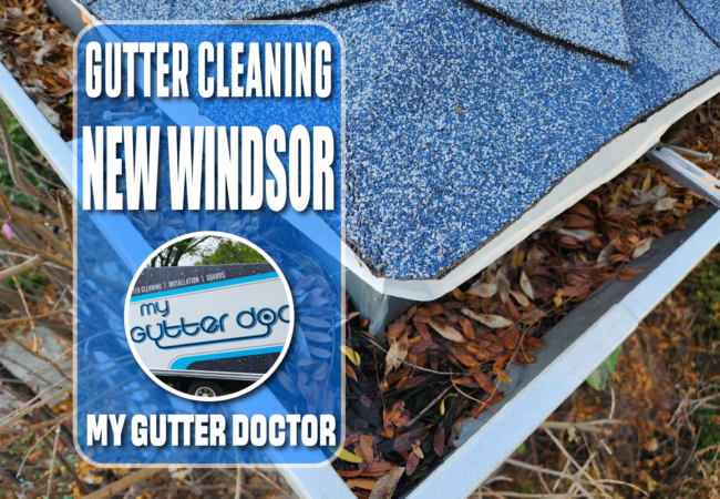gutter cleaning in new windsor maryland with my gutter doctor