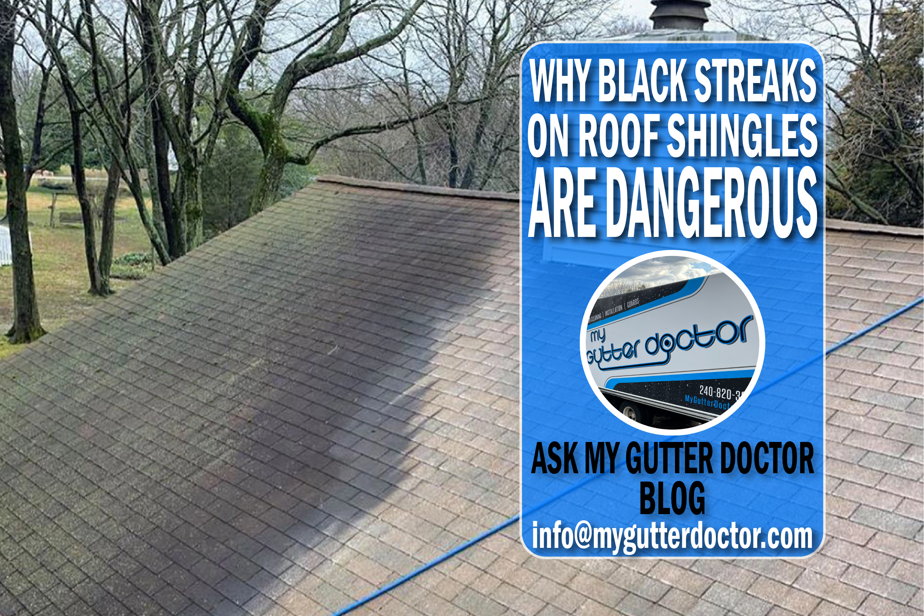 why black streaks on roof shingles are dangerous