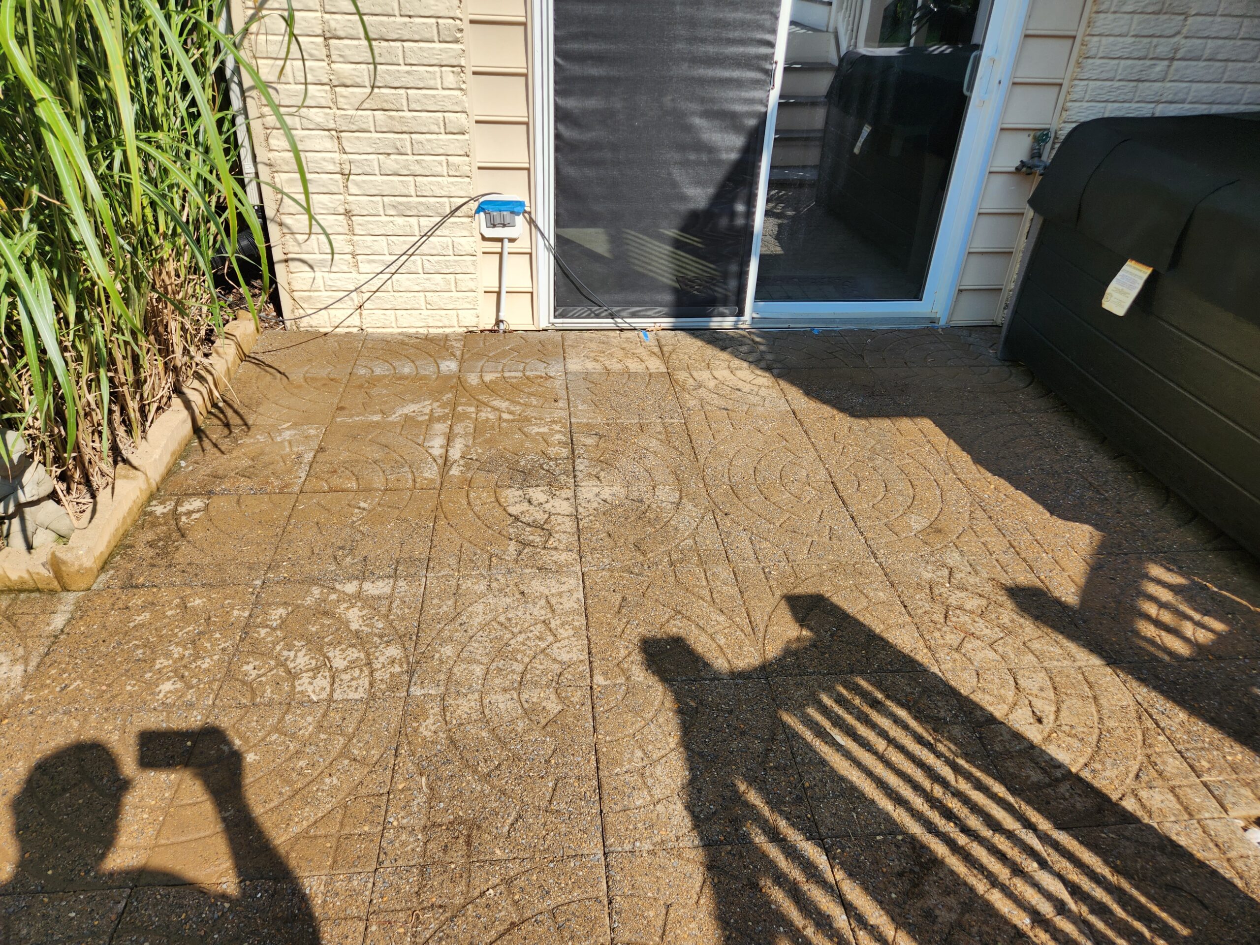patio cleaning after