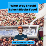 what way should splash blocks face