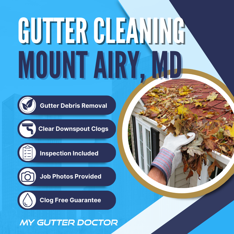 gutter cleaning services for mount airy maryland