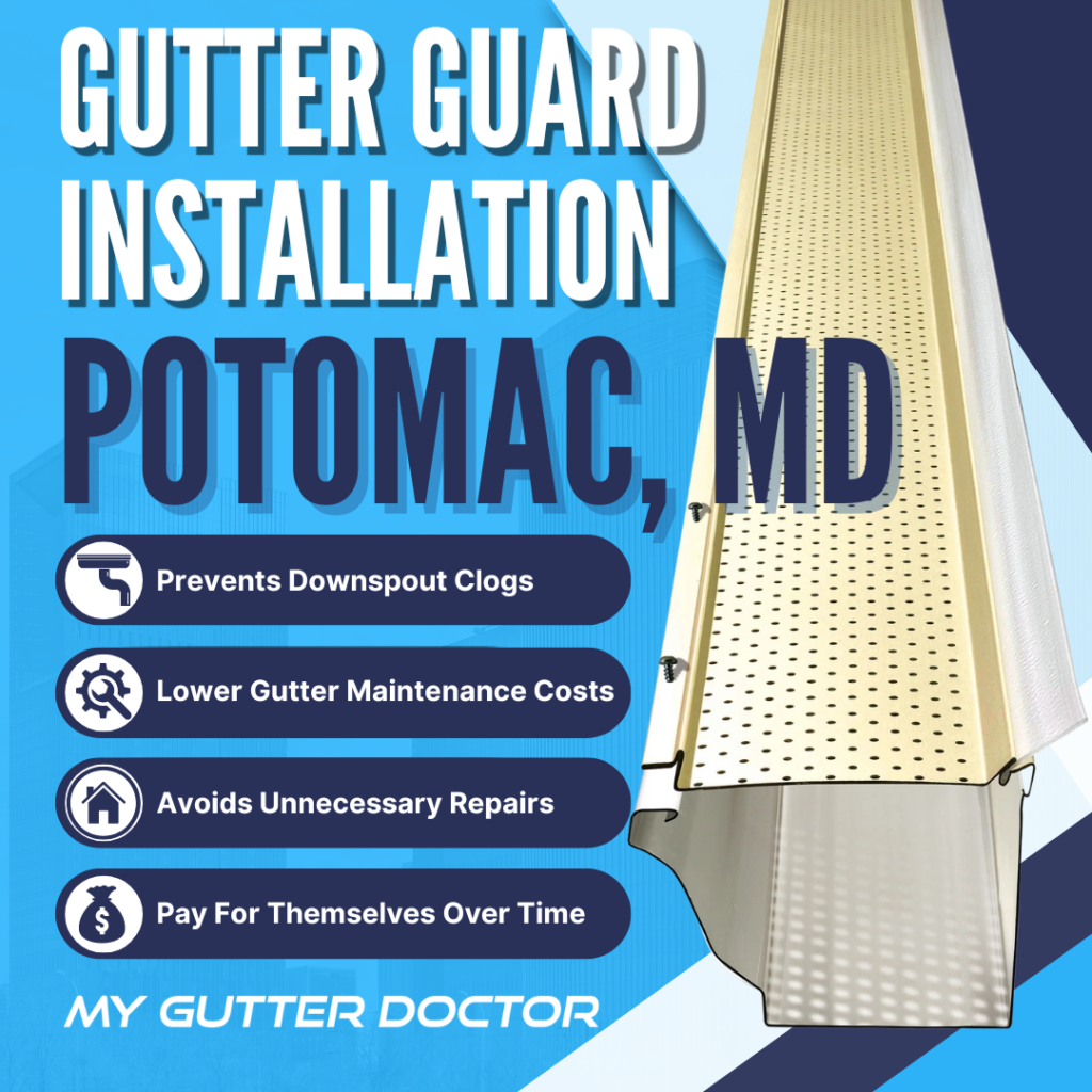 gutter guard installation service in potomac maryland