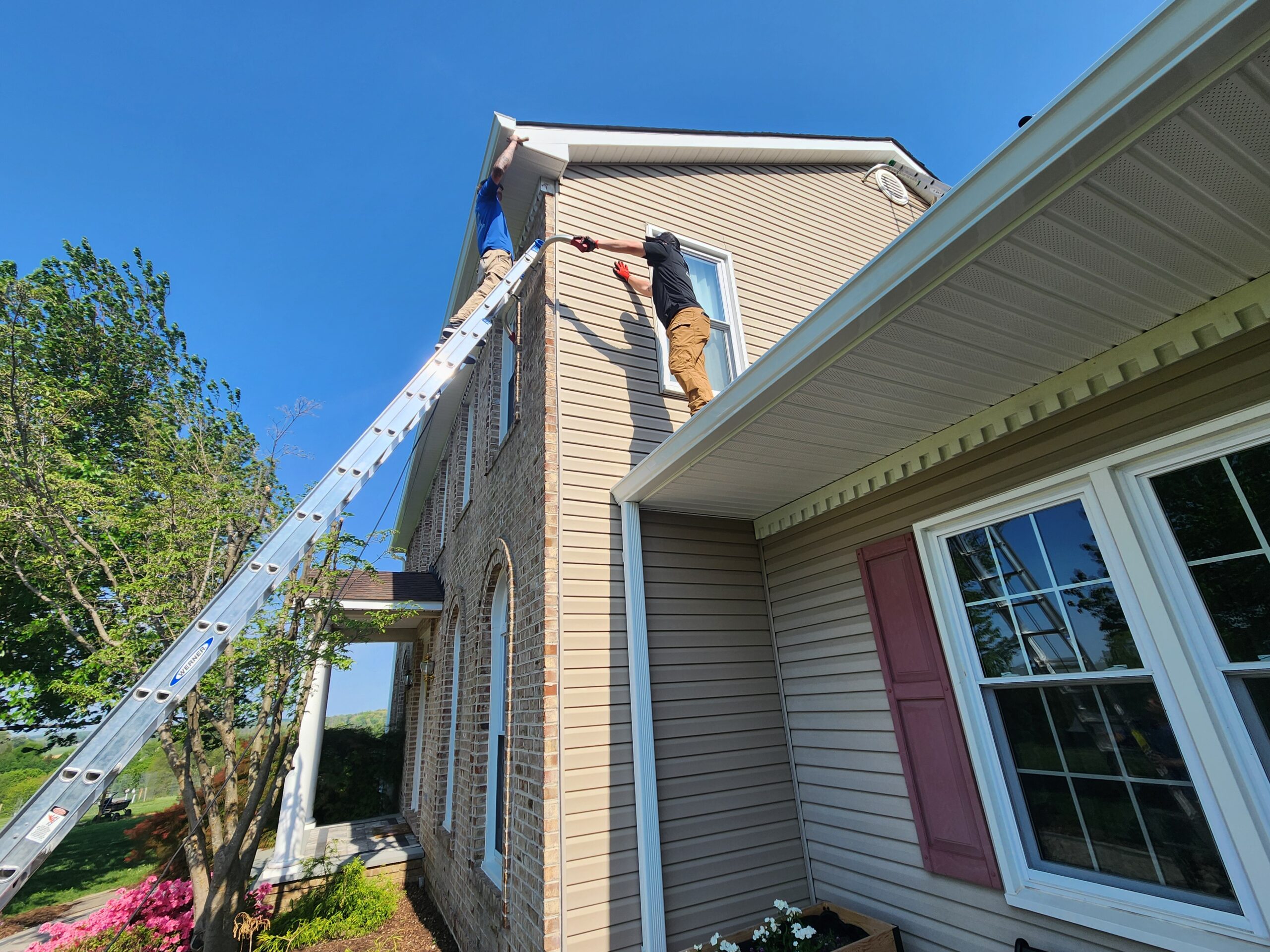fascia metal and soffit installation - after photo
