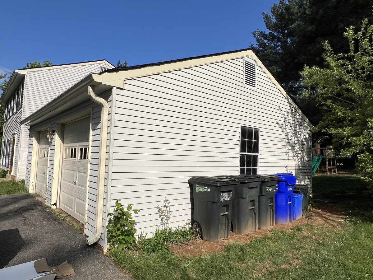 cream fascia wrap and gutter installation frederick md