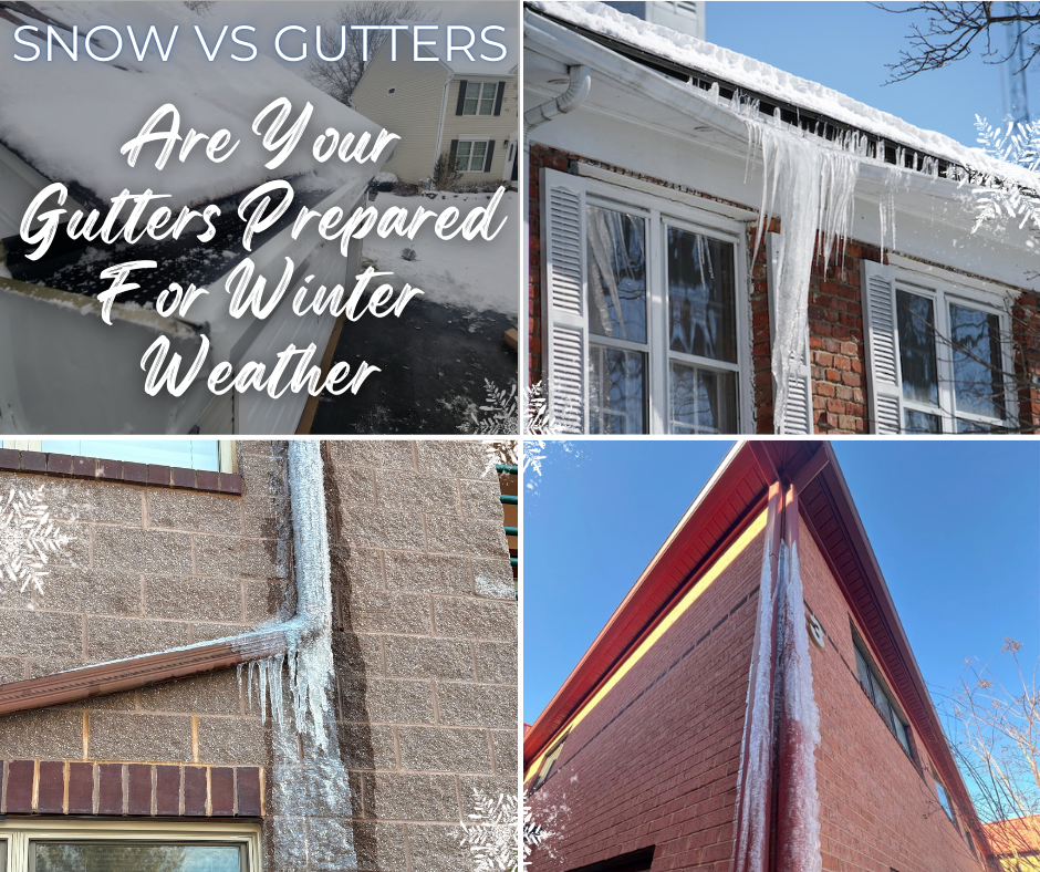snow vs gutters : are your gutters prepared for winter weather