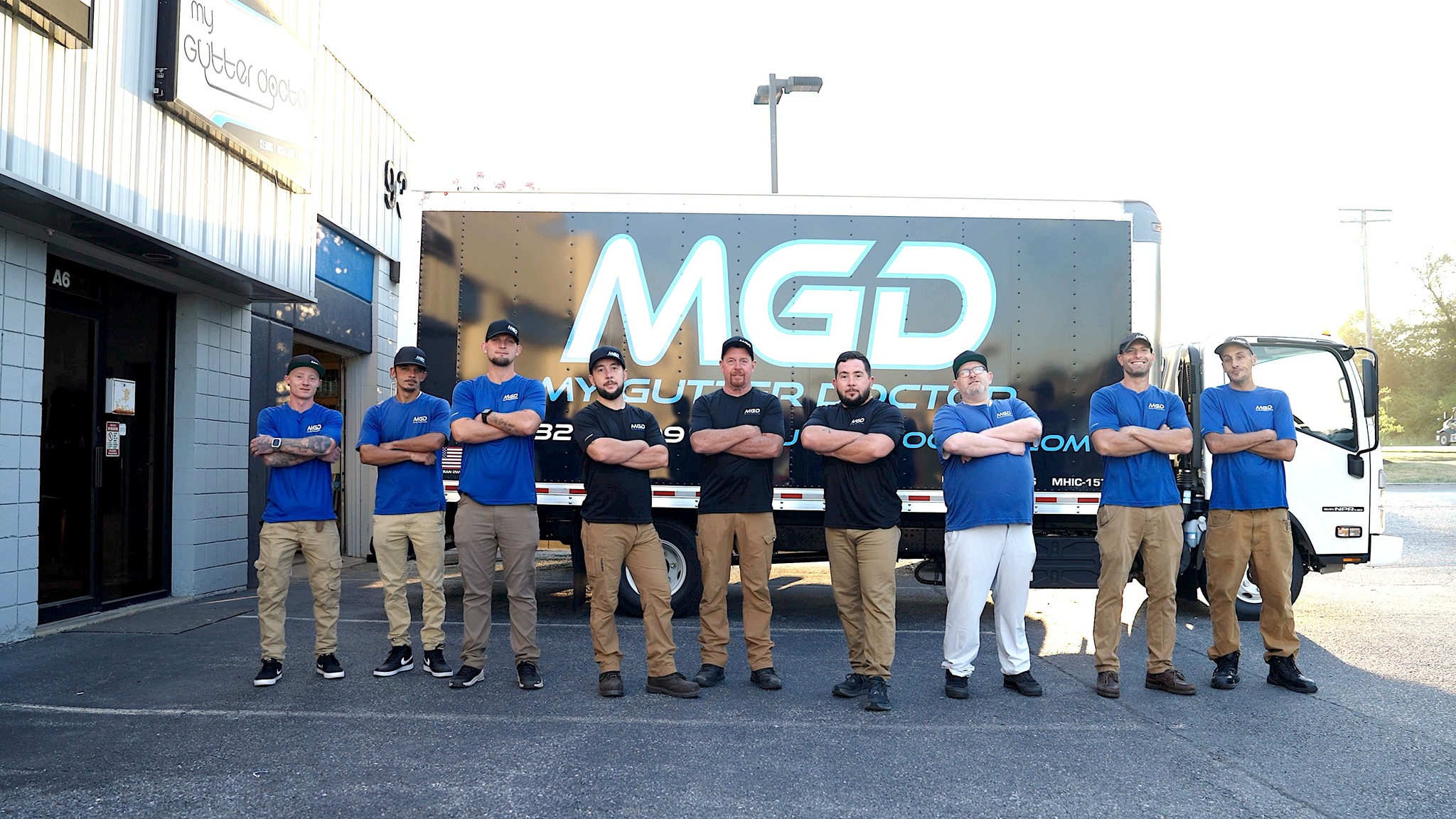 my gutter doctor crew in front of new box truck fall 2025