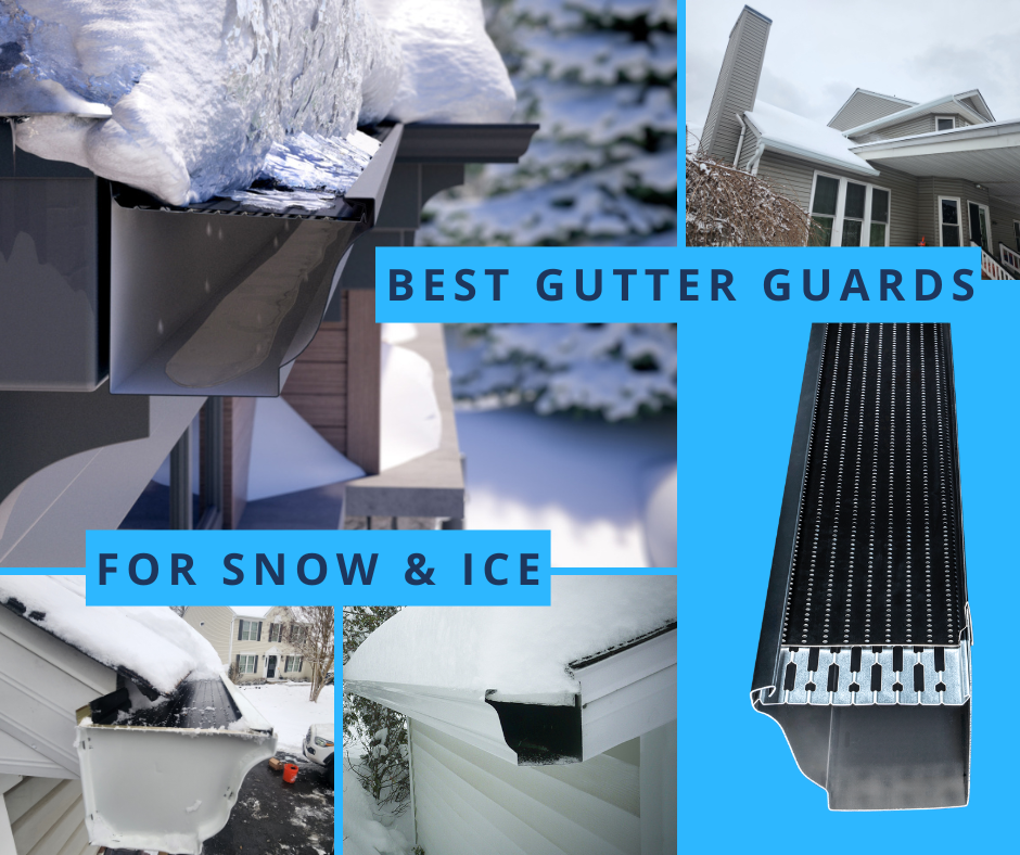 choosing the best gutter guards for snow and winter weather