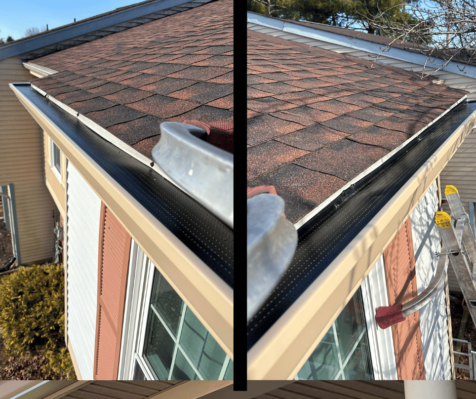 ivory colored gutter materials