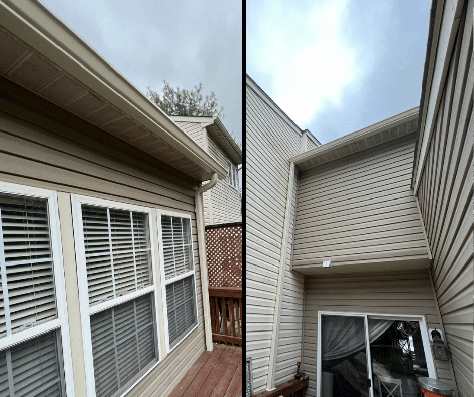almond-color-gutter-installation-rockville almond color gutter installation rockville