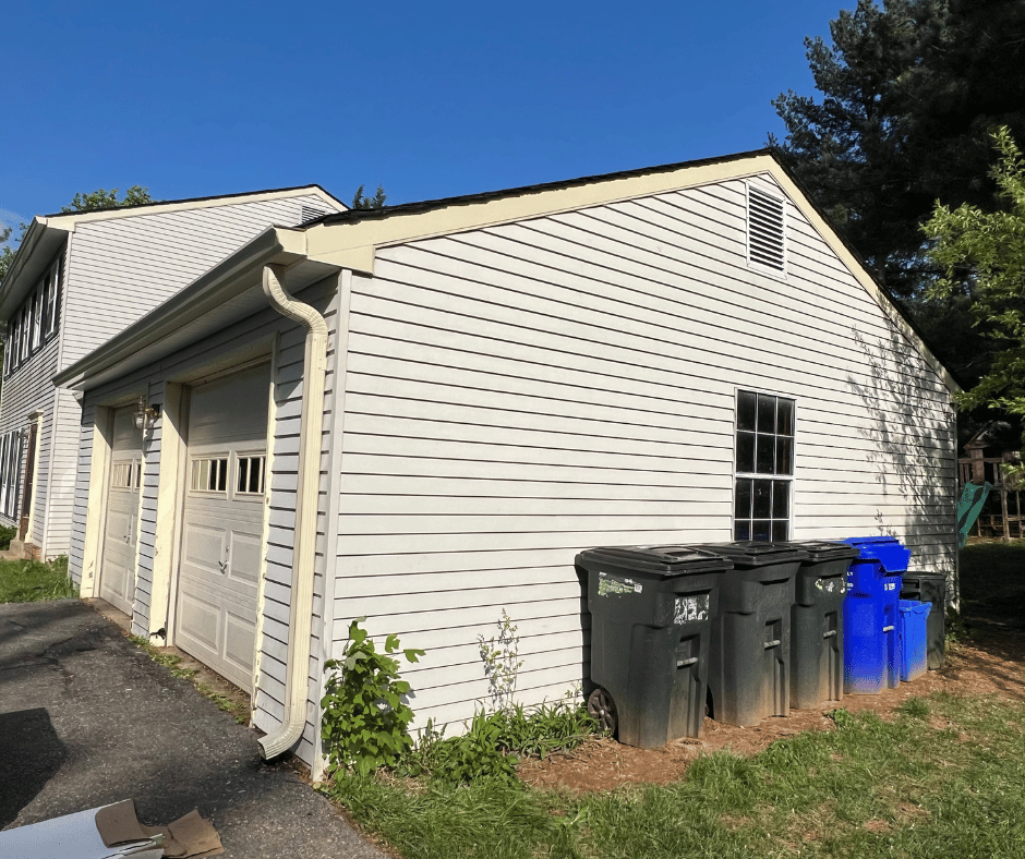 cream gutters with cream fascia wrap