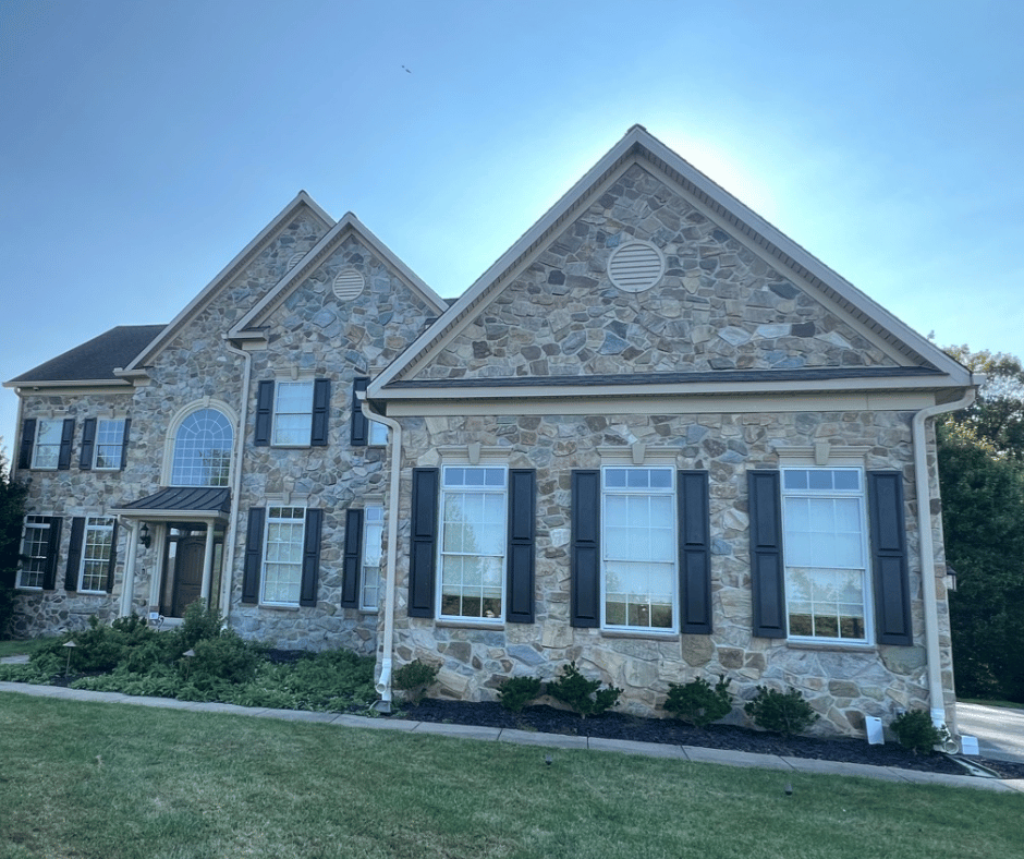 wicker color full home seamless gutter installation