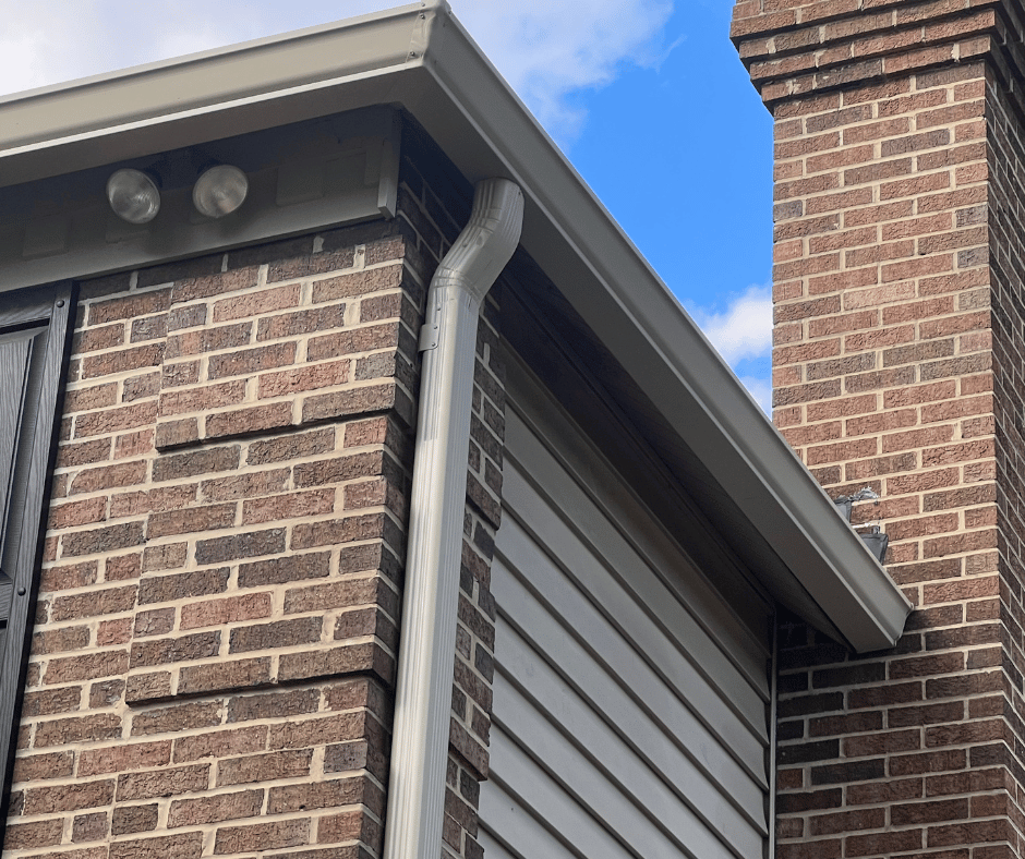 wicker color gutter corner
