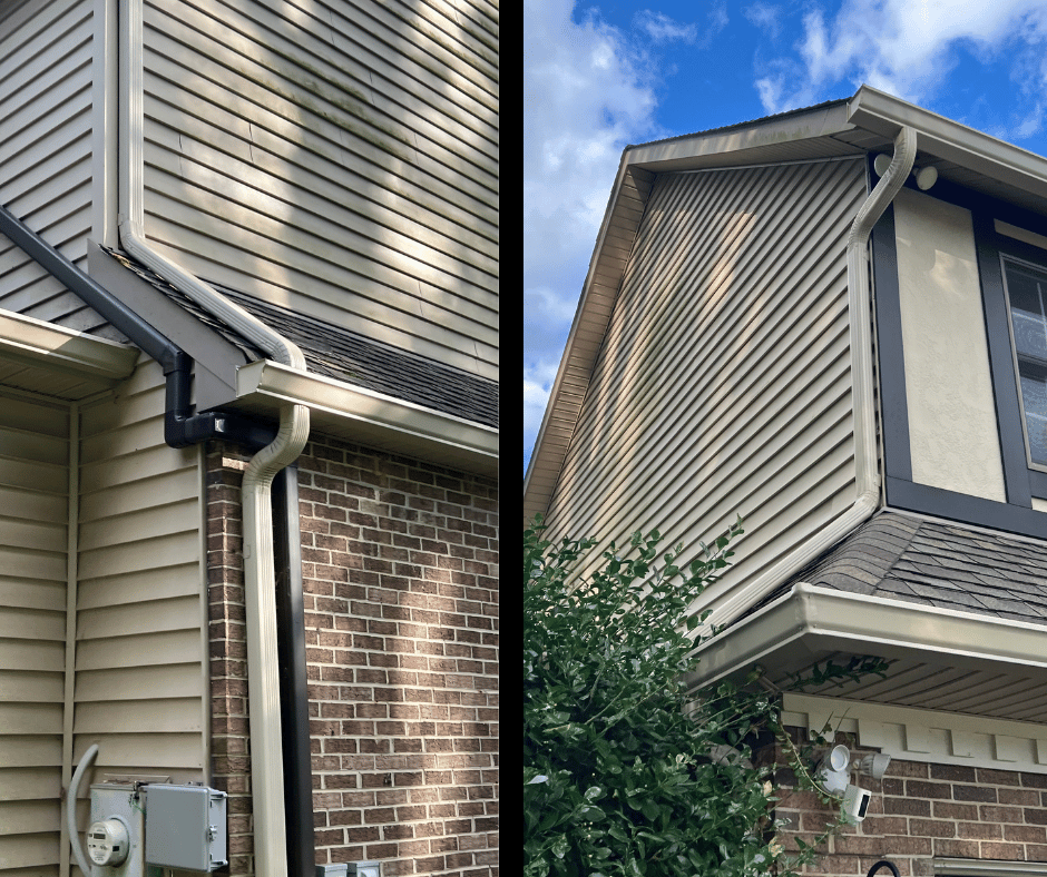 wicker color gutter installation bethesda md