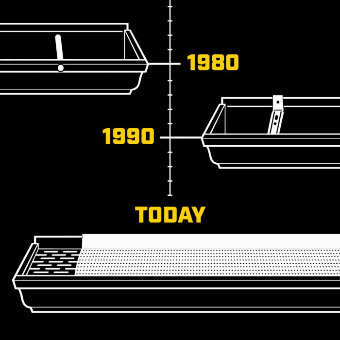 gutter-evolution-to-continuous-hanger-graphic gutter evolution to continuous hanger graphic