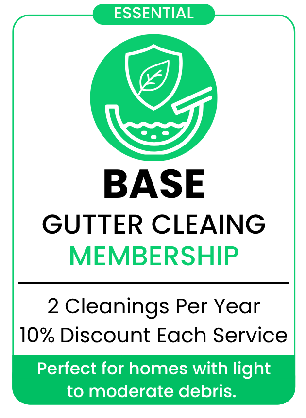 base gutter cleaning membership card size large