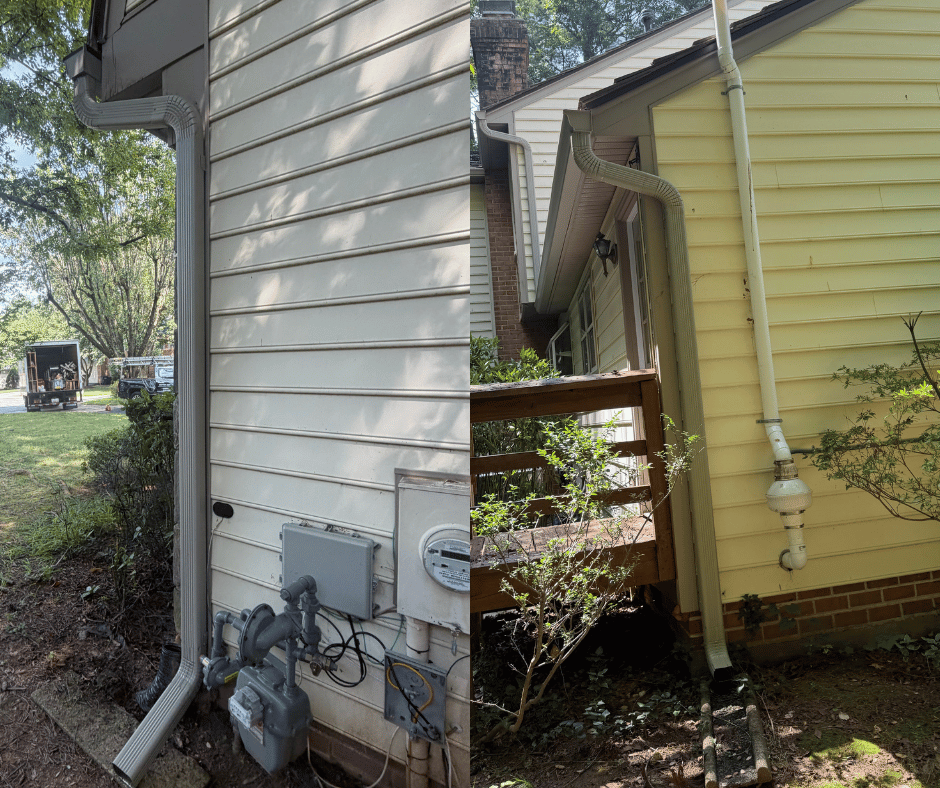 Clay gutter color installation clay gutter color installation downspouts