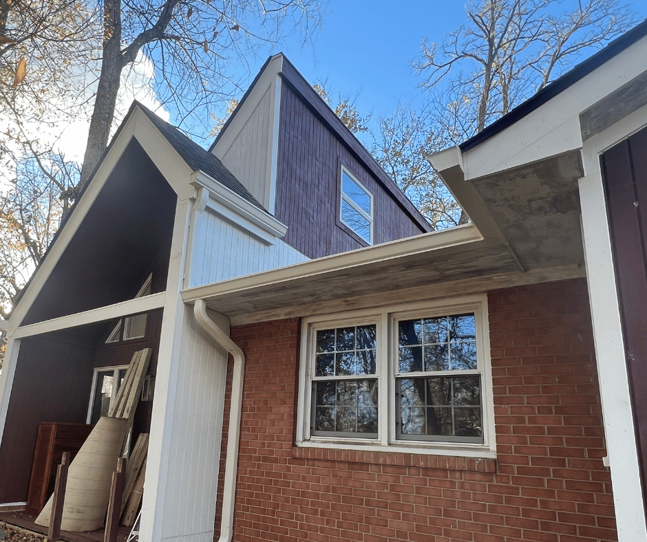 eggshell gutter color installation seamless