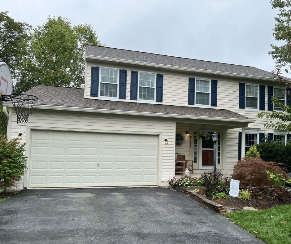 eggshell gutter color installation full home