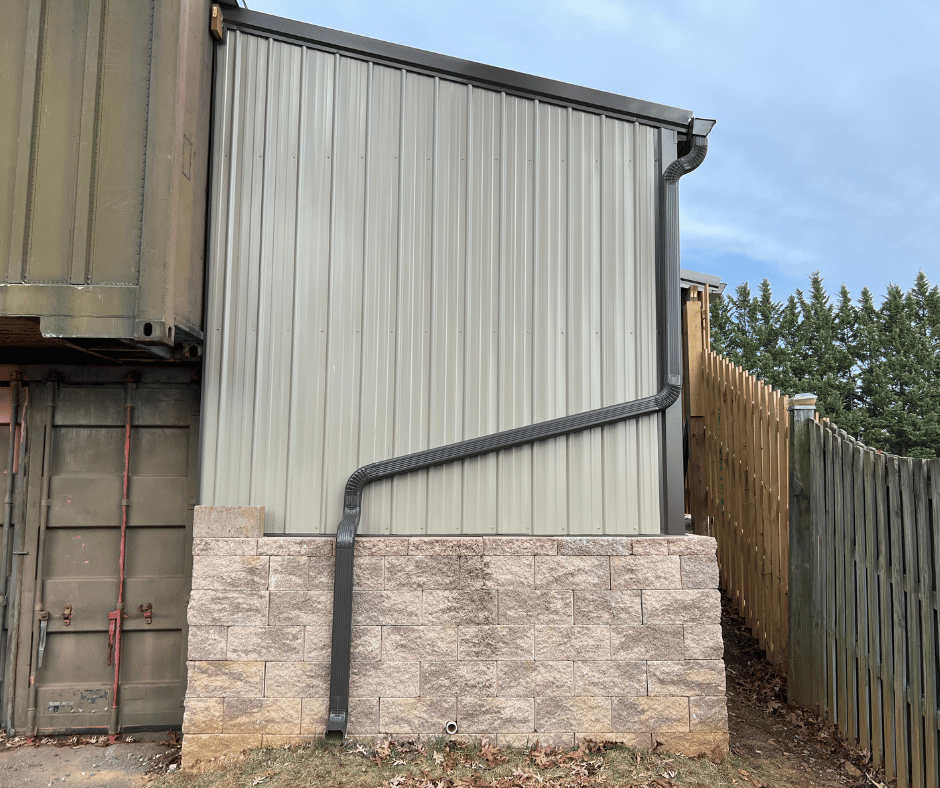 musket-brown-gutter-color-installation-k-style musket brown gutter installation k-style