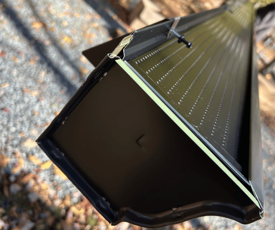 musket-brown-gutter-color-installation-with-double-pro-guard musket brown gutter installation with double pro guard